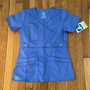 NWT Ceil Blue Scrub Top